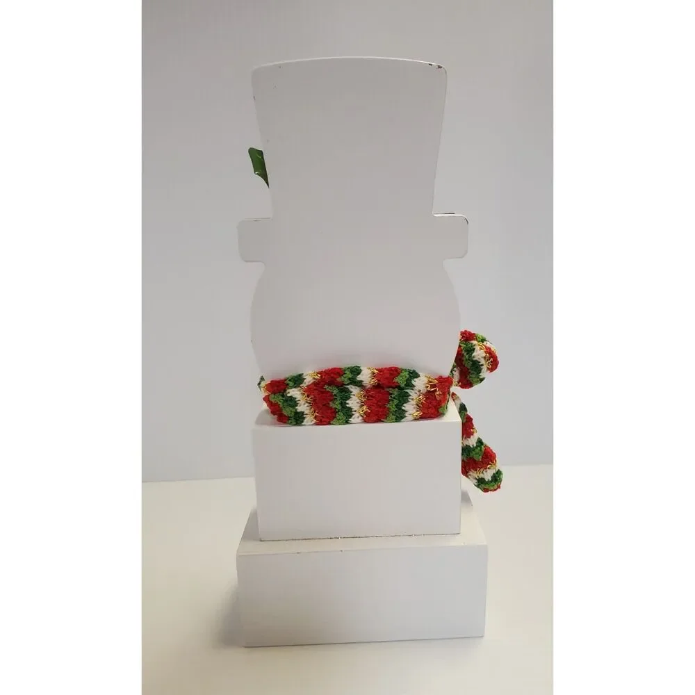 Snowman Days Til Christmas with Countdown Blocks